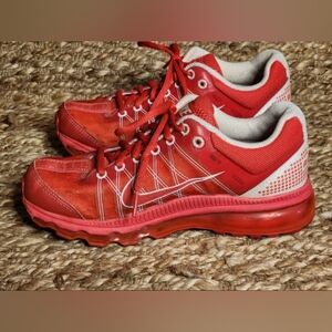 Nike Air Max size 5Y (Womens 7 ) 400153 Red White 2011 running shoes kicks